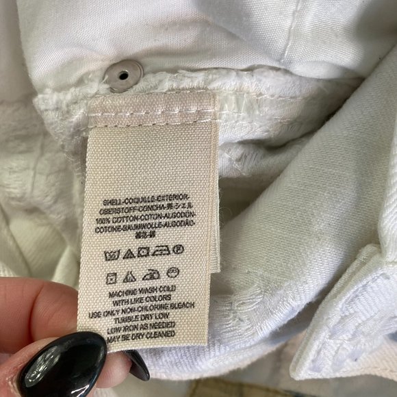 Free People Etienne Field Embroidered Cutoffs Denim Shorts - Picture 8 of 8